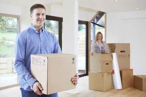 Local van removals helping with house and office moves around Aldersbrook