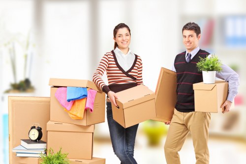 Secure loading of furniture inside a van for safe transit