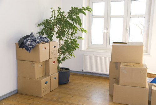 Loading furniture carefully into a van