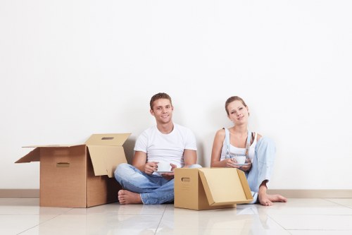 Furniture protection and careful handling during an Aldersbrook removal