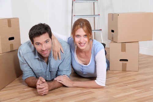 Careful furniture pick-up support for homes with stair and access challenges