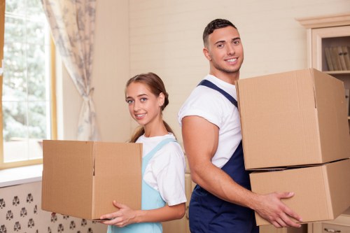 Packing and loading service for a house move in Aldersbrook