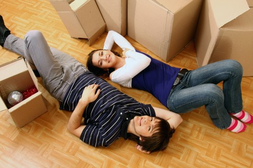 Furniture collection service loading bedroom furniture for pick-up in Aldersbrook